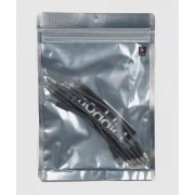 moddict/slim patch cable 8cm 6pack dark gray【在庫あり】