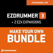 TOONTRACK/EZ DRUMMER 3 BUNDLE【～03/02 期間限定特価キャンペーン】【オンライン納品】【在庫あり】