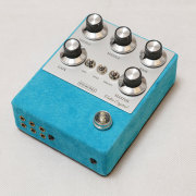 HTJ-WORKS/Valve Crystal 12AX7 Tube Preamp Silver Top Light Blue Suede【在庫あり】