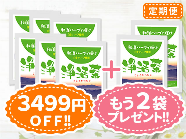 浄活茶-定期便6袋コース