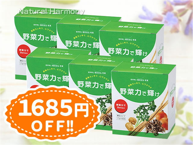 野菜力で輝け-6箱セット