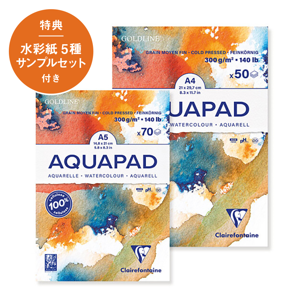 美品 ジュエンヌ・シルヴィアンヌ「アクロバット」水彩画 直筆サイン入 色紙付 Bonjour! 大人気の水彩紙、アクアパッド✨ 水彩絵具、水彩色鉛筆