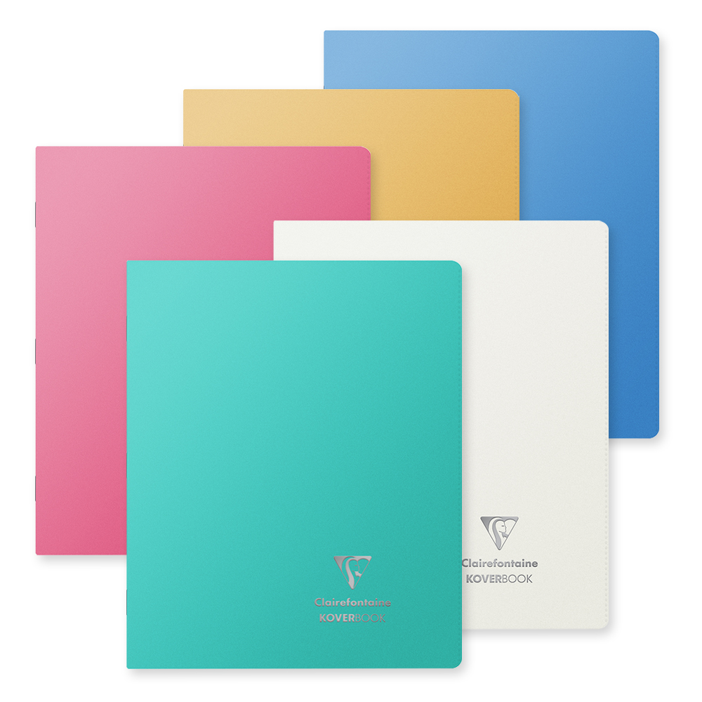 KOVERBOOK カバーブック NEON ホチキス留めノート 横罫 17x22