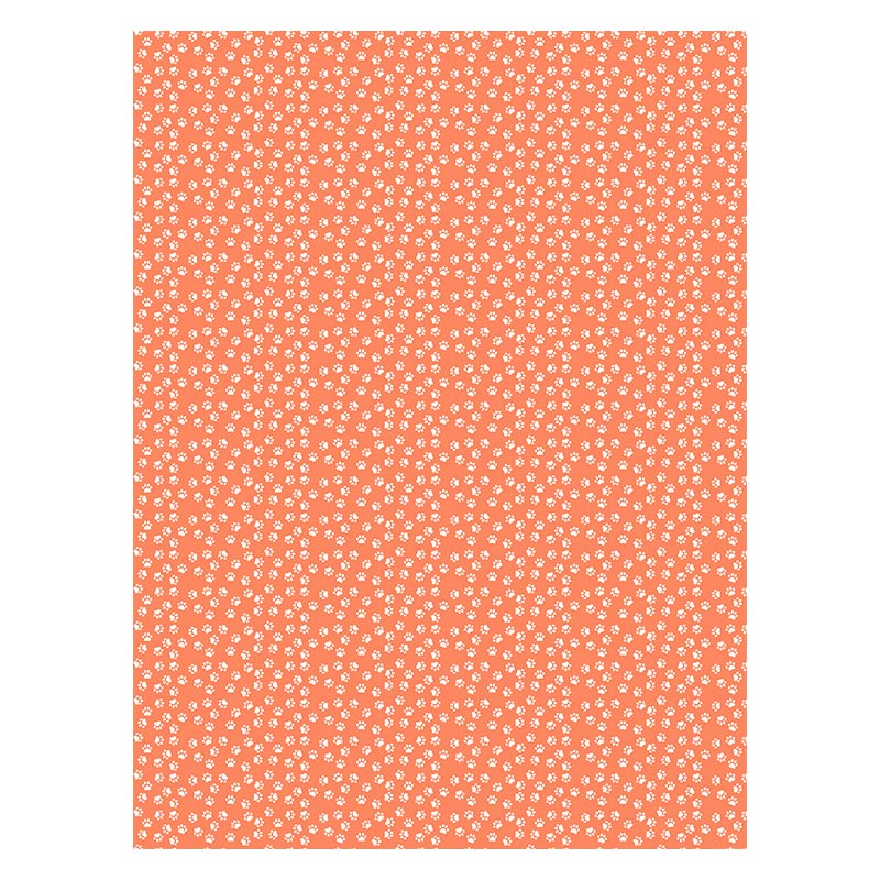 デコパッチペーパー　ネオンドッグフットプリント