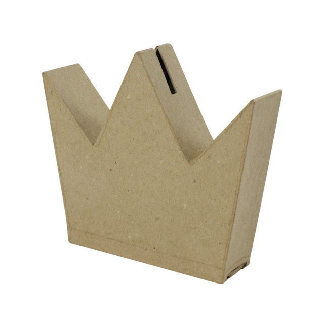 【50%OFF】ペーパーマッシュ 貯金箱 クラウン