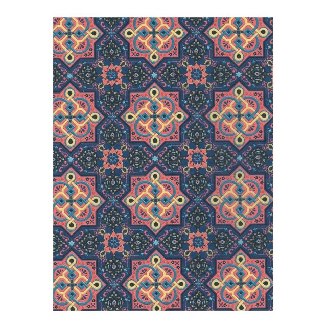 デコパッチペーパー アラベスク ブルー