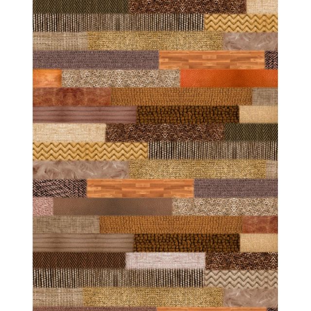 デコパッチペーパー レンガ/ブラウン 【SS-デコパッチ】