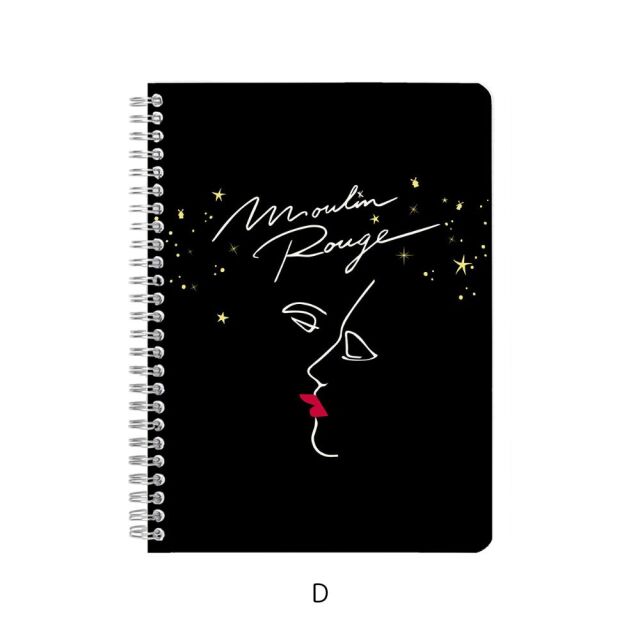 ムーラン・ルージュ ダブルリングノート A5 横罫 クオバディス