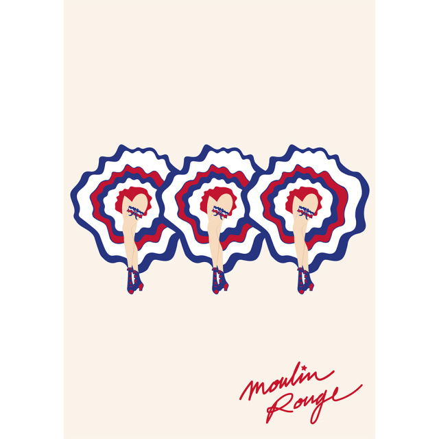 ムーラン・ルージュ カード・封筒セット クオバディス・ジャパン