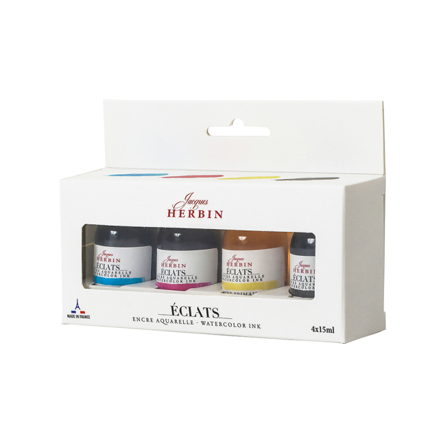 GLインク 4色セット パイロット 数量限定 色彩雫4色セット 真夜/残月/曙光/真昼/夕暮/宵