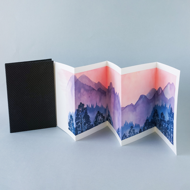 RHODIA Touch ロディアタッチ ウォーターカラーブック アコーディオン 中目