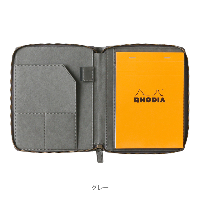 ロディア PU ラウンドジップケース No.16 クオバディス・ジャパン