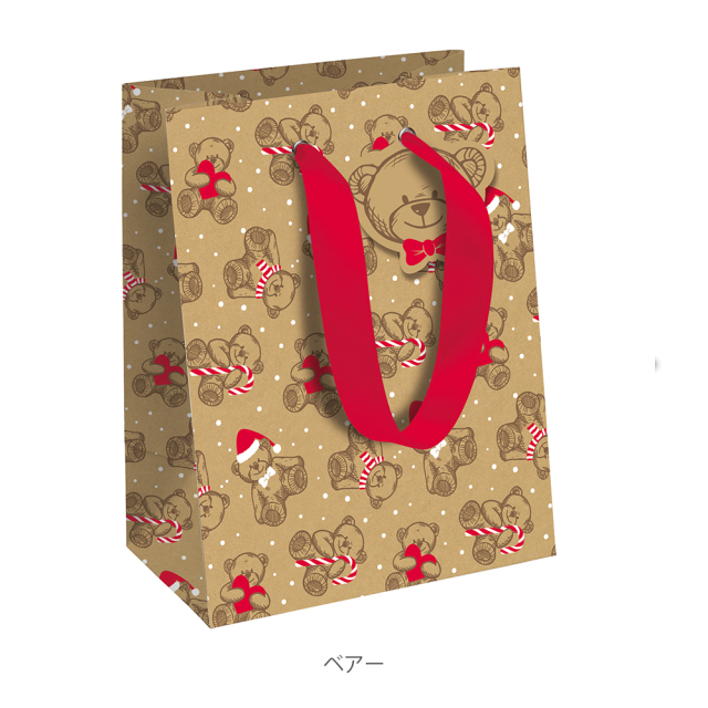 クリスマスペーパーバッグクラフト Sサイズ クオバディス・ジャパン