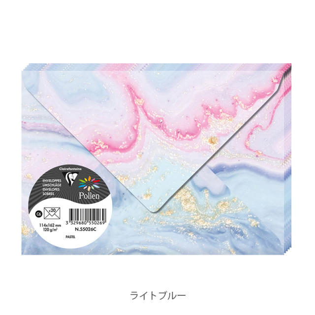 ポレン ポストカードサイズ封筒 マーブル クオバディス ジャパン オンラインショップ
