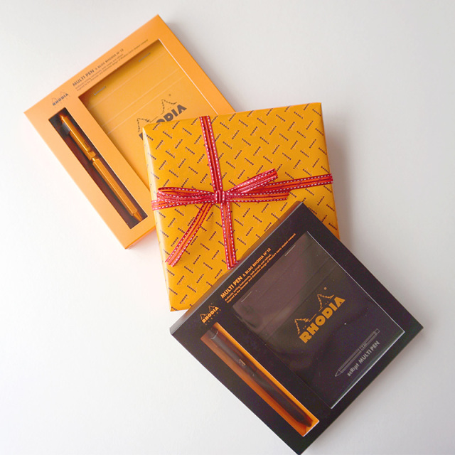 ロディア マルチペン＆ No.13 ラッピング ステーショナリー セット