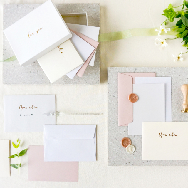 ポレン オープンウェンレターズ カード・封筒セット クオバディス