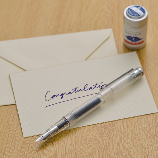 エルバン【公式通販】カートリッジインク用万年筆 スケルトン／1670年