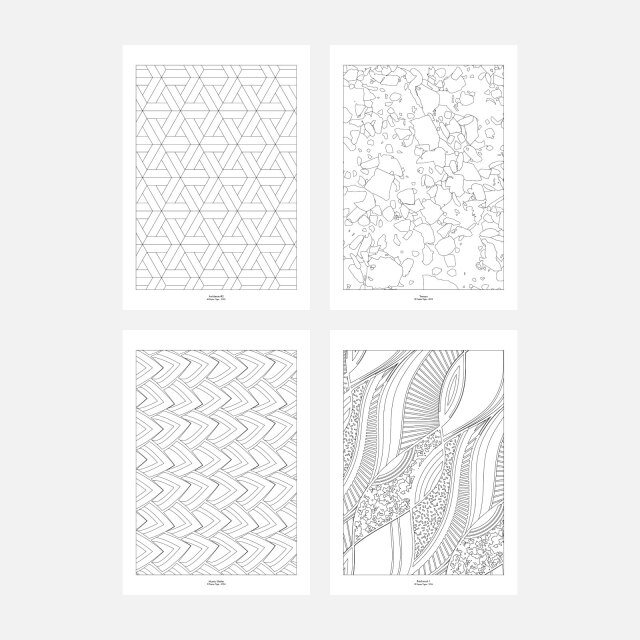 カラーリングノートブック COLORING NOTEBOOK クオバディス・ジャパン