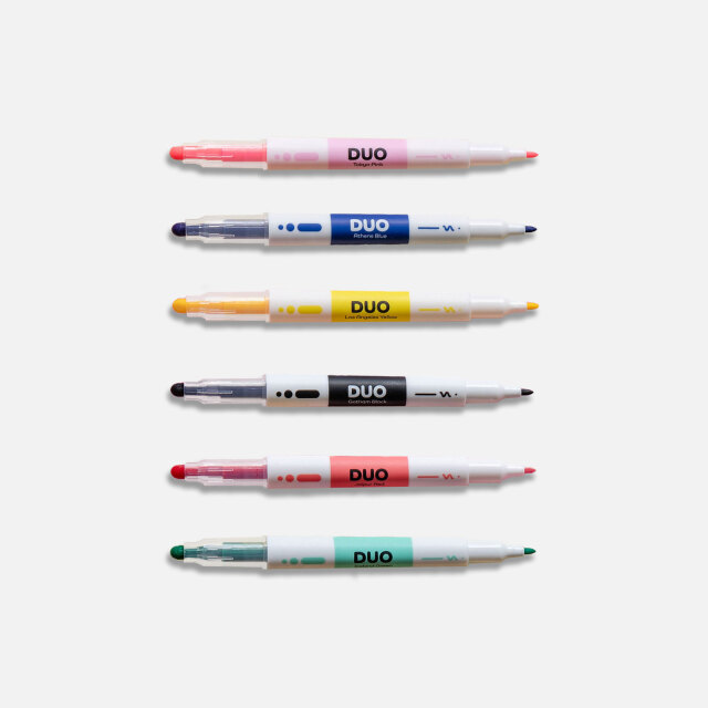 フェルトペン6本セット 6 FELT PEN SET_DUO