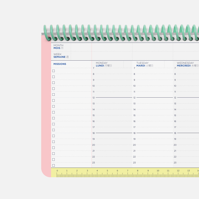 ウィークリープランナー WEEKLY PLANNER クオバディス・ジャパン