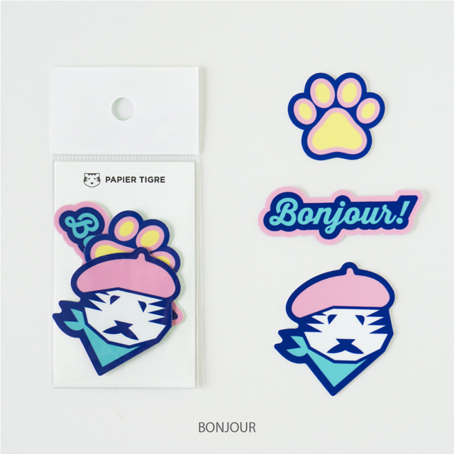 ステッカー 3枚セット Sticker 3pieces/BONJOUR