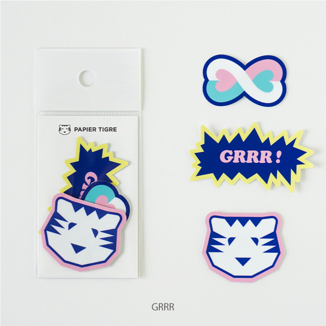 ステッカー 3枚セット Sticker 3pieces/GRRR