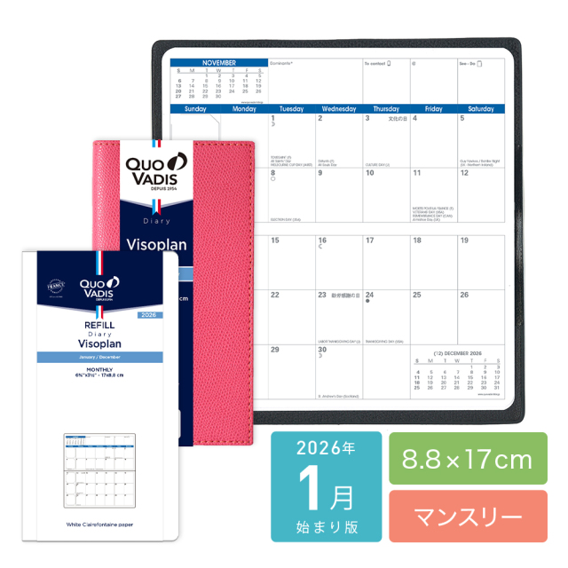 【30%OFF】【2026年1月始まり版】 Visoplan ビソプラン