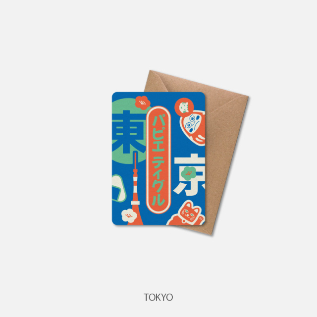 グリーティングカード A6 CARD JAPAN INSPIRED クオバディス・ジャパン