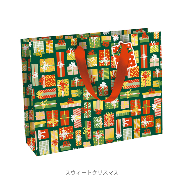 クリスマスペーパーバッグ Lサイズ クオバディス・ジャパン オンライン