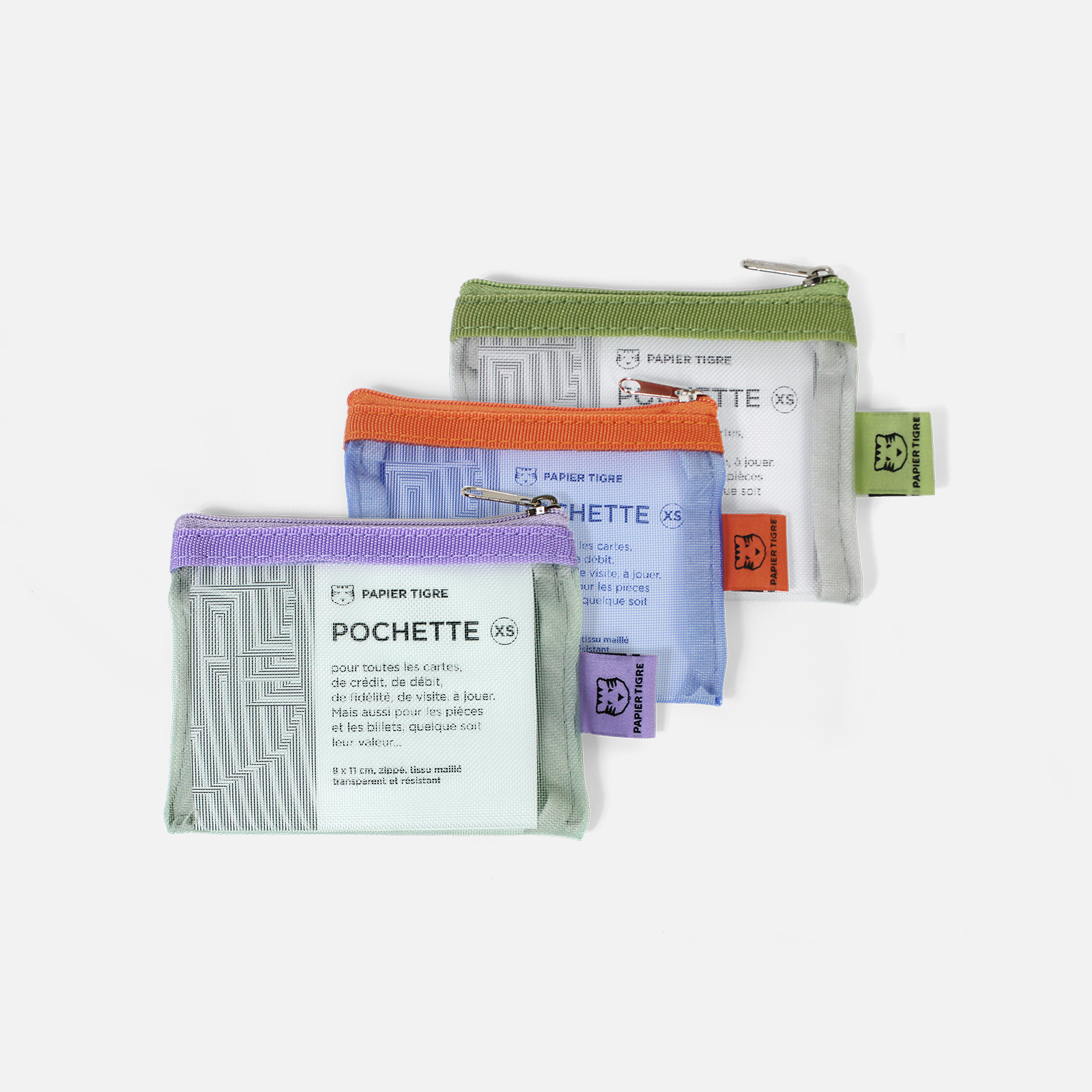 メッシュポーチ付きstina ライラックガーデン　Jr.P 公式ショップ限定】メッシュポーチ × 4サイズセット