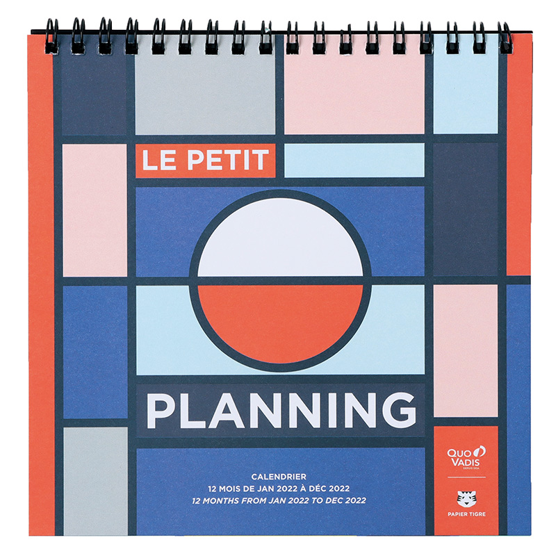 22年1月始まり版 Le Planning カレンダー プティプランニング 16x16cm クオバディス ジャパン オンラインショップ