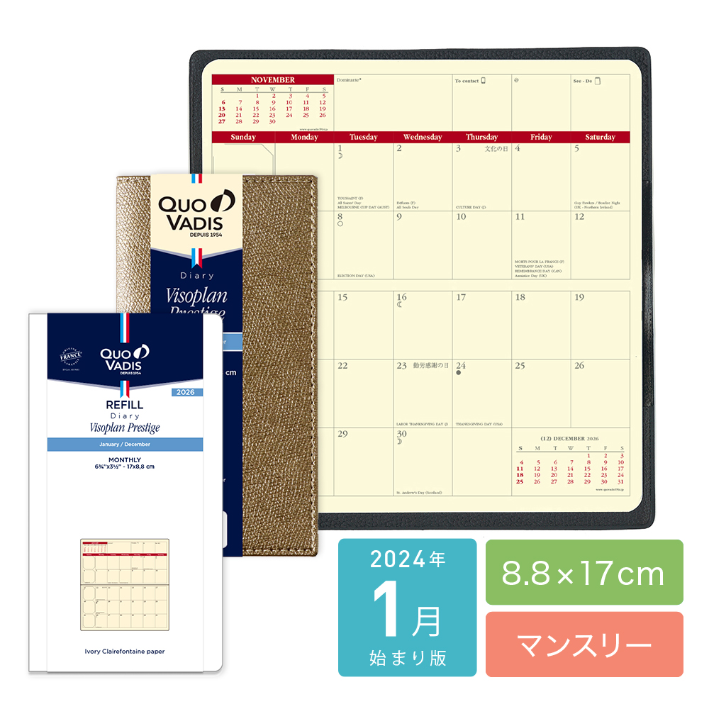 【30%OFF】【2026年1月始まり版】Visoplan Prestige ビソプランプレステージ