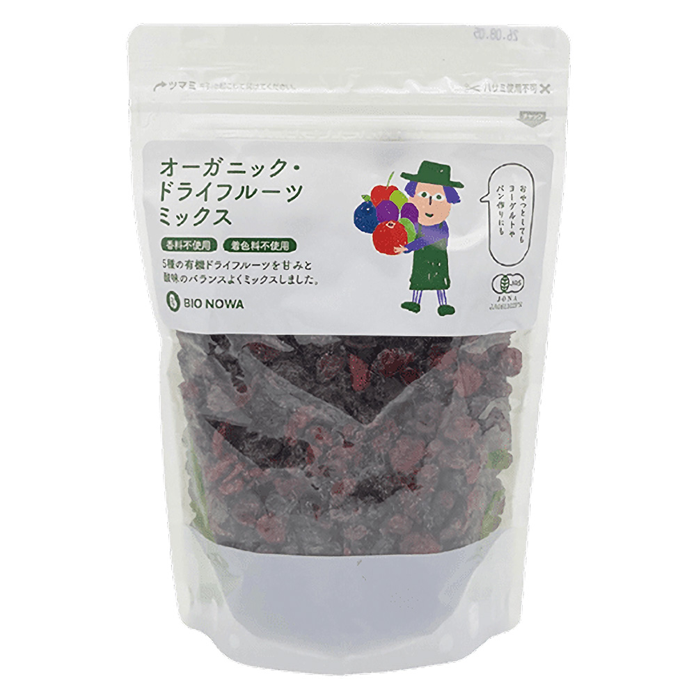 BIONOWA 有機ドライフルーツミックス 450g