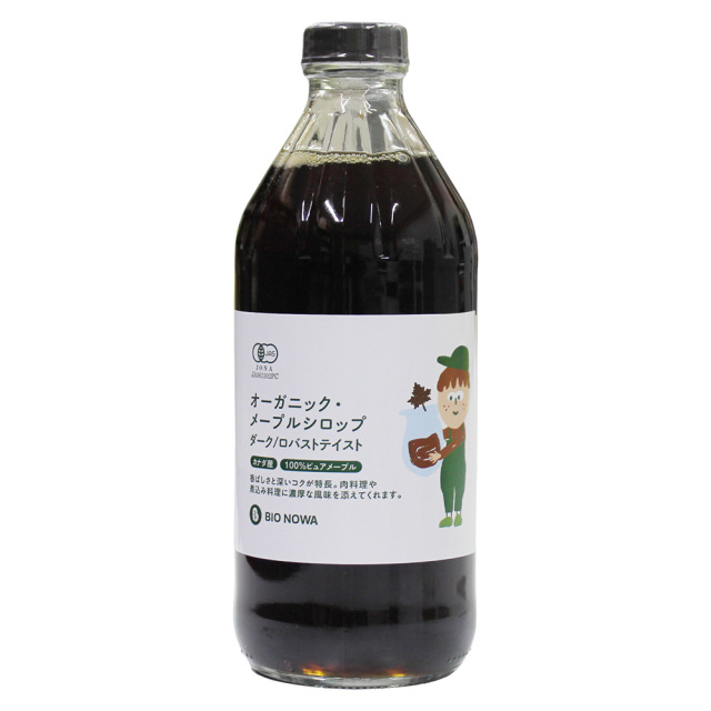 BIONOWA 有機メープルシロップ ダーク/ロバストテイスト 475ml