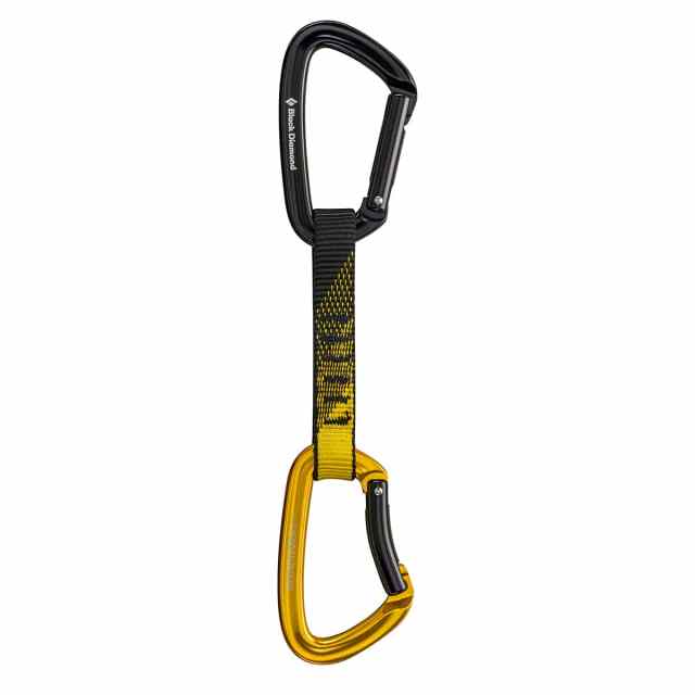 BlackDiamond(ブラックダイヤモンド) ポジトロン クイックドロー 12cm ブラック/イエロー BD10296