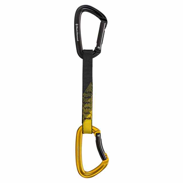 BlackDiamond(ブラックダイヤモンド) ポジトロン クイックドロー 18cm ブラック/イエロー BD10298