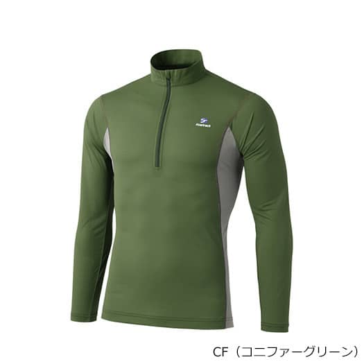 finetrack(ファイントラック) ドラウトエアジップネック Men's コニファーグリーン FMM0411