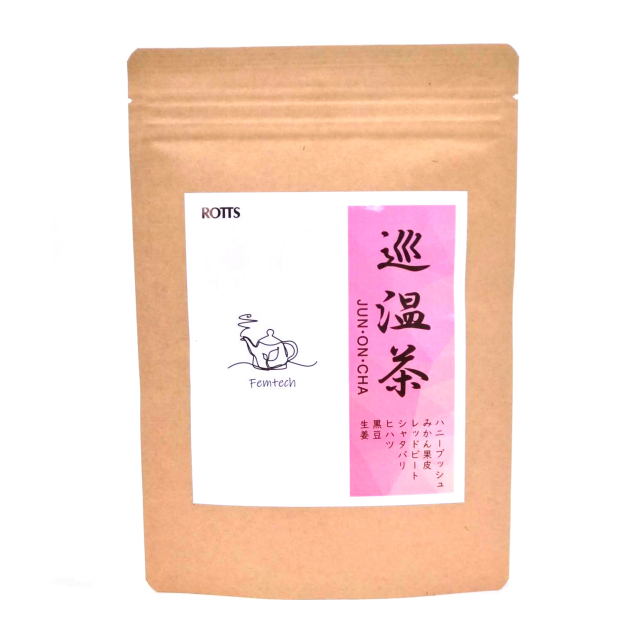 巡温茶 JUN・ON・CHA（14包） フェムテックハーブティー 女性のリズムをサポート【メール便発送・送料無料】