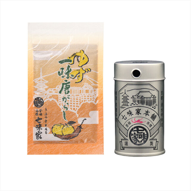 薬味缶　ゆず一味唐がらし