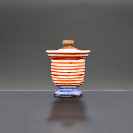 清水焼薬味入 京べに