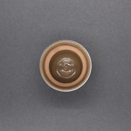 清水焼薬味入 青巻