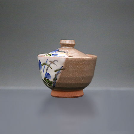 清水焼薬味入 桔梗