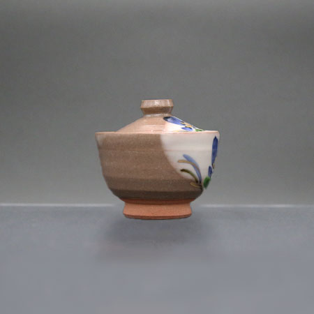 清水焼薬味入 桔梗