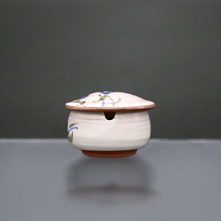 清水焼薬味入 桔梗の小