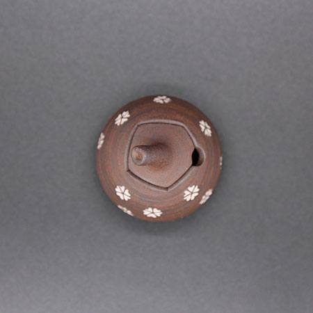 清水焼薬味入 焼〆さくら