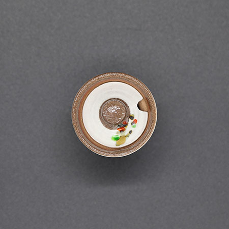 清水焼薬味入 長梅