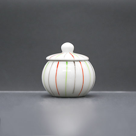 京焼薬味入 十草