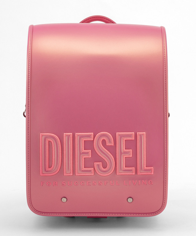 DIESEL ディーゼル Dロゴべルト イタリア製 レッド DIESEL(ディーゼル)EMBROIDERY DIESEL BISCOTTO LOGO(エンブロイ