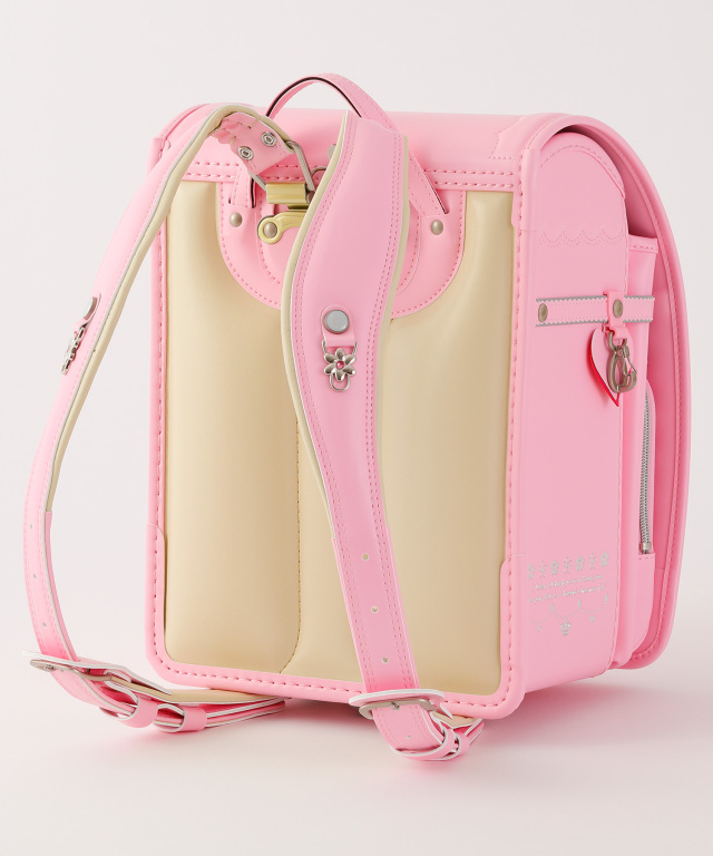 非売品 ツイード　ランドセル　バッグ　ハンドバッグ　ピンク　可愛い fa 樋口鞄工房(ひぐちかばんこうぼう)リトルリトッティランドセル｜2027年