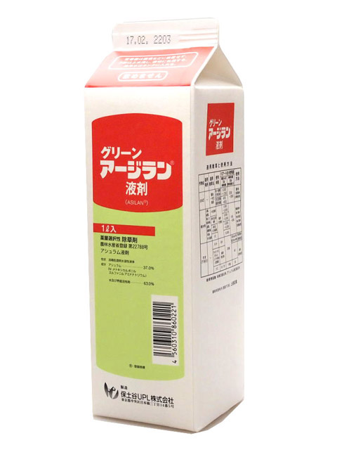 【グリーンアージラン液剤】 １Ｌ (１２本入/箱)　除草剤 日本芝での高い安全性